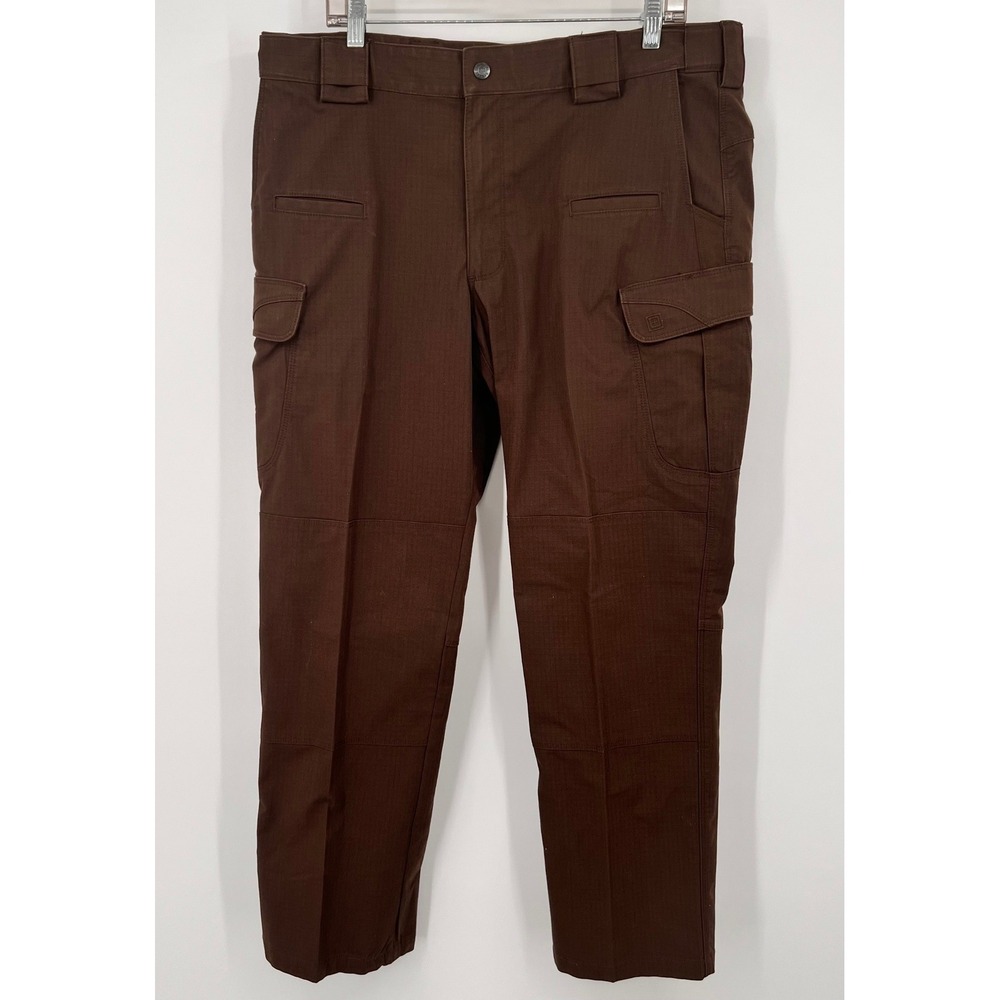 5.11 Tactical Mens Brown Ripstop Cargo Work Pants 36x30